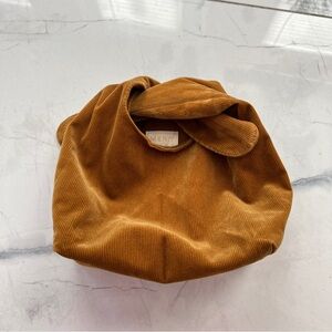 Merit Brown Corduroy Women's Makeup Toiletries Bag